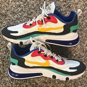 Nike Air Max 270 Bauhaus - Size 11.5 - White, Black, Green, Yellow, Blue